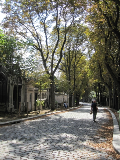 Welcome to Pere Lachaise. Truly, a city of the dead.