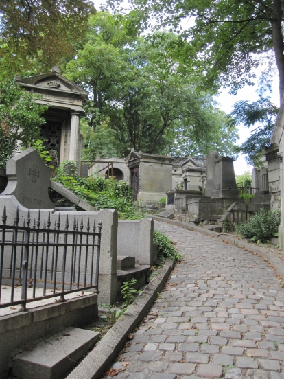 Pere Lachaise has some serious hills. I got a serious workout walking around!